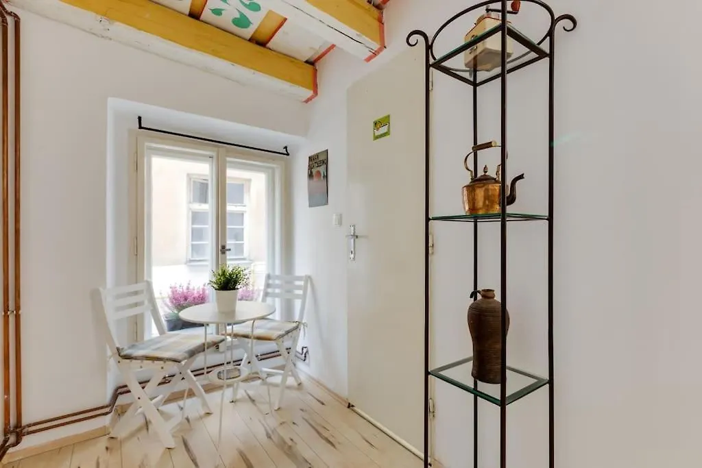 Old Crooked Beams Near Charles Bridge In Prague Apartment Czech Republic